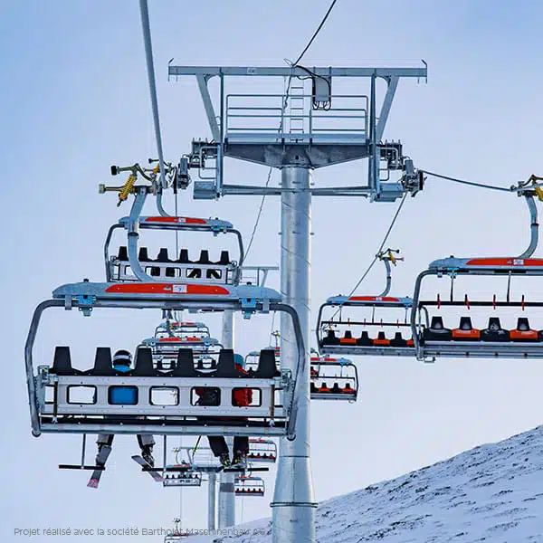 吊椅式缆车展示2